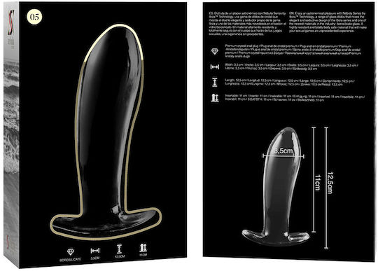 Ibiza Anal Plug Transparent 12.5cm