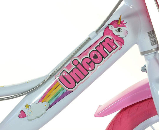 Dino Bikes Unicorn 16" Παιδικό Ποδήλατo BMX Ροζ