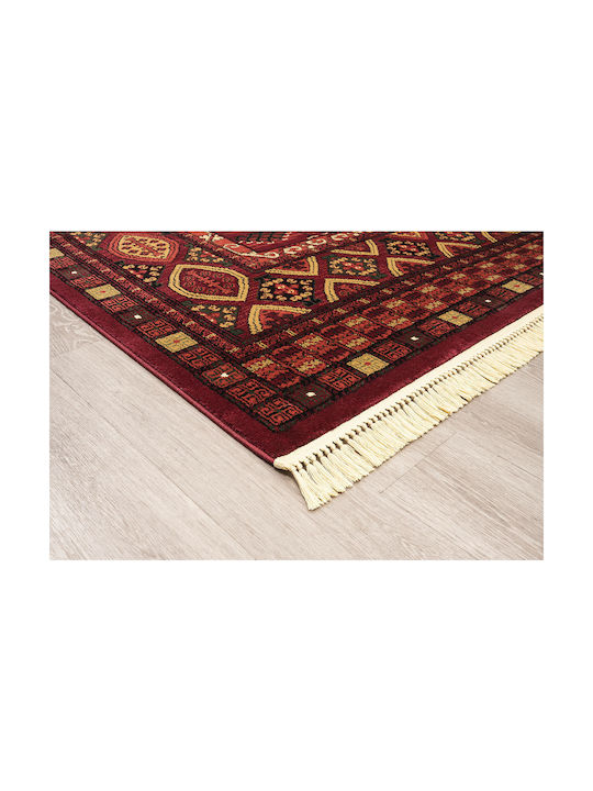 Newplan 2273 Rug with Fringes Burgundy