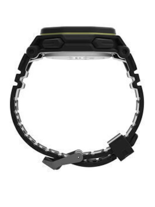 Timex Ρολόι Μπαταρίας με Καουτσούκ Λουράκι Timex Ρολόι Μπαταρίας με Καουτσούκ Λουράκι