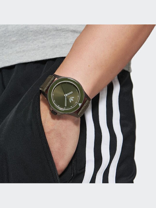 adidas Expression One Ρολόι Μπαταρίας με Υφασμάτινο Λουράκι