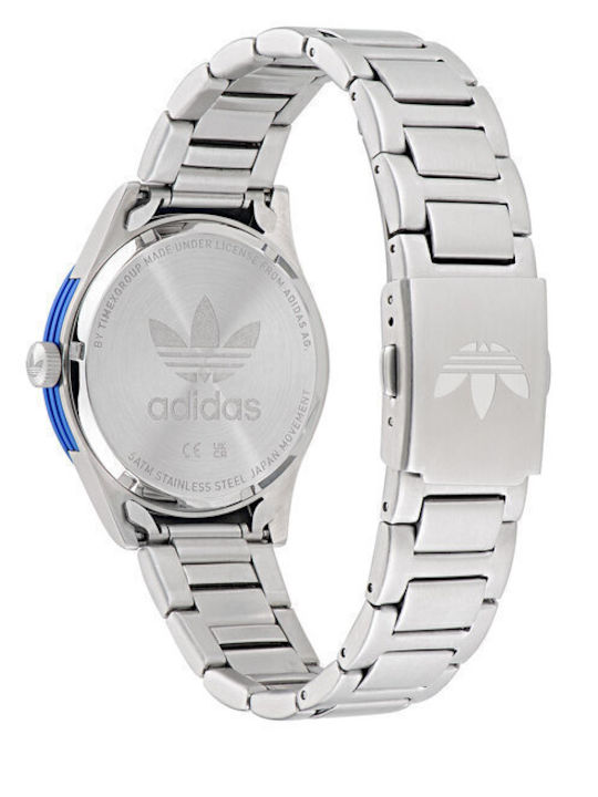 adidas Code Three Men's Watch 40mm Chronograph Battery with Silver Metal Bracelet