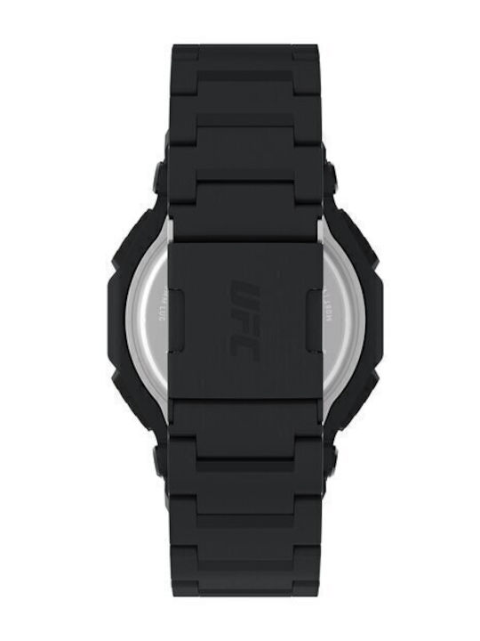 Timex Ufc Ceas Bărbătesc 45mm Baterie cu Neagră Curea din Cauciuc