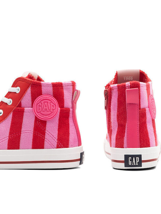 Kinder Sneakers Hoch Rot
