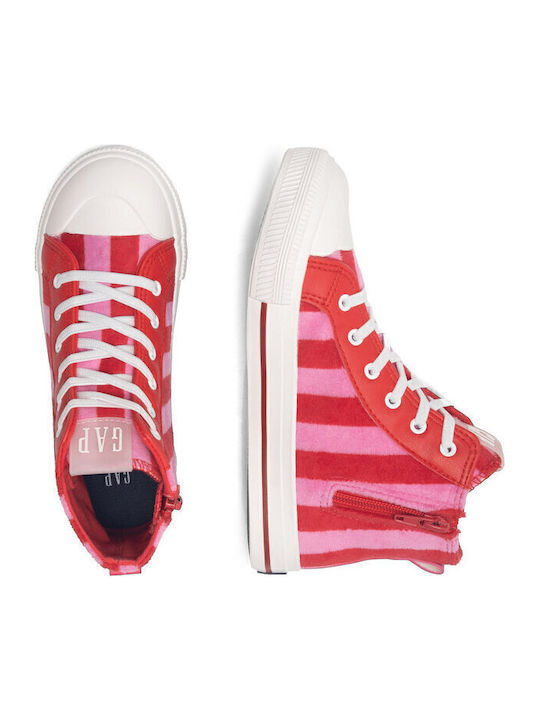 Kinder Sneakers Hoch Rot