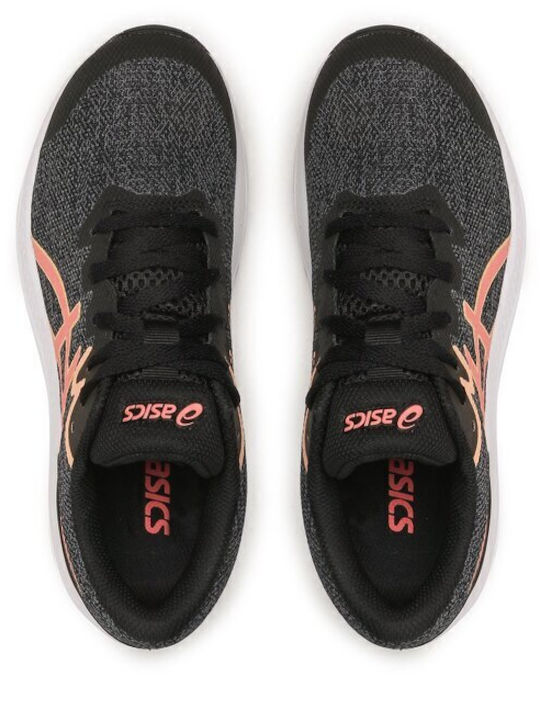 Gt-1000 11 GS Kids Sports Shoes Running with Laces Black / Papaya 009