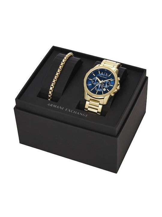 Armani Exchange Ρολόι Μπαταρίας με Μεταλλικό Μπρασελέ Armani Exchange Ρολόι Μπαταρίας με Μεταλλικό Μπρασελέ