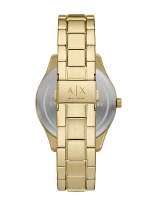 Armani Exchange Γυναικείο Ρολόι 42mm Μπαταρίας με Χρυσό Μεταλλικό Μπρασελέ