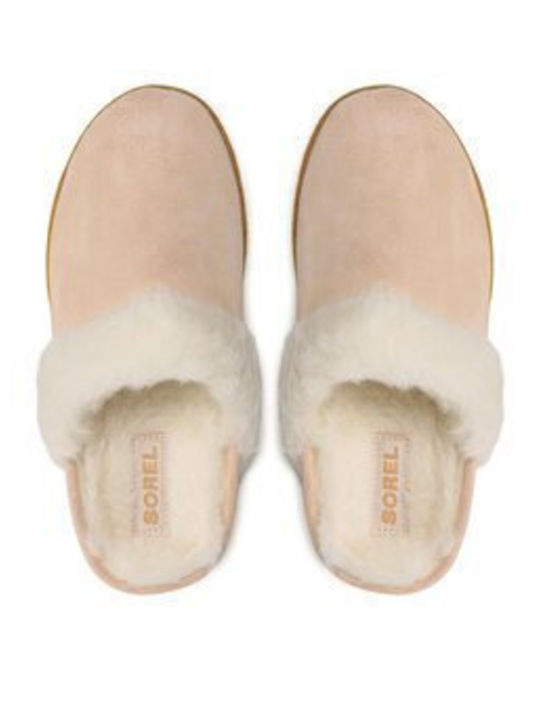 Nakiska Slide Ii Winter Women's Slippers with Fur Beige