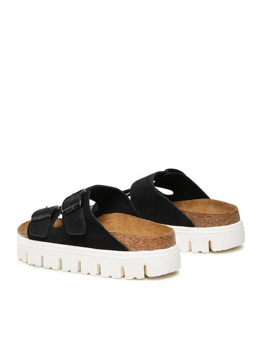 Arizona Women's Flat Sandals in Black Color Narrow Fit