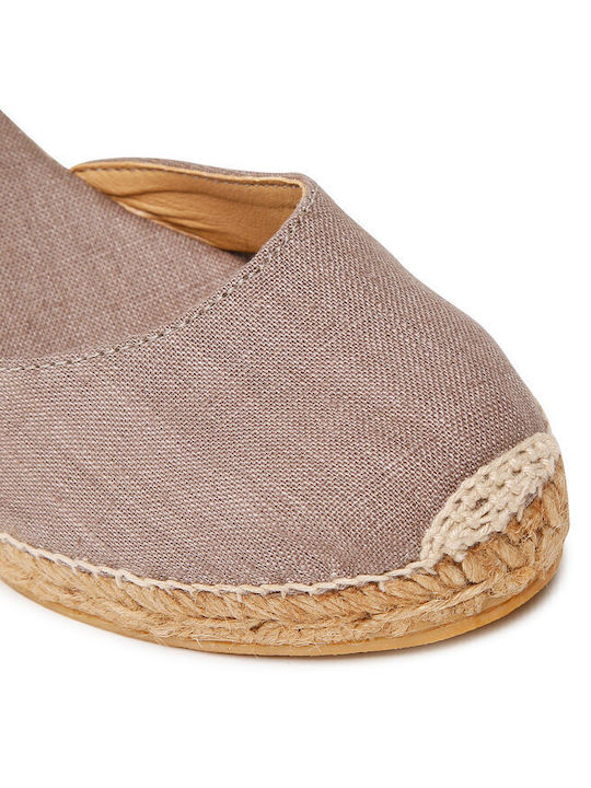 Caldes Damenplattformen im Espadrilles-Stil Braun