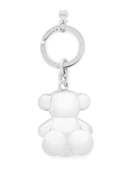 Tous Keychain Bear Metallic Silver