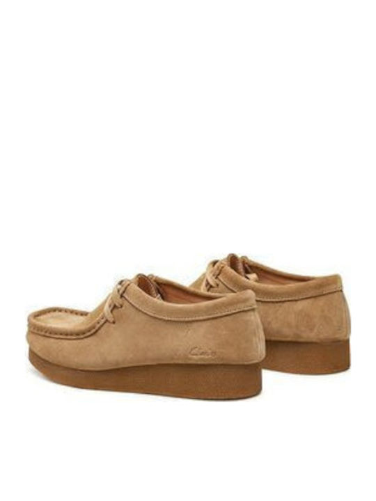 Wallabee Evosh Γυναικεία Μοκασίνια σε Μπεζ Χρώμα