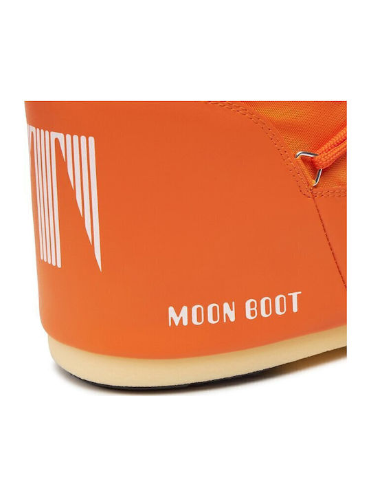 Icon Nylon Γυναικείες Μπότες Χιονιού Πορτοκαλί