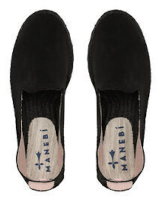 Hamptons Espadrile Dama Negru