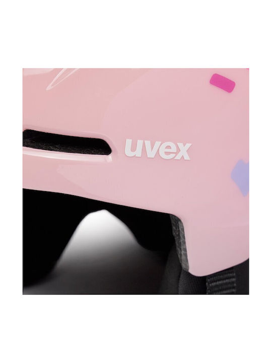 Uvex Kinder Ski & Snowboard Helm in Rosa Farbe