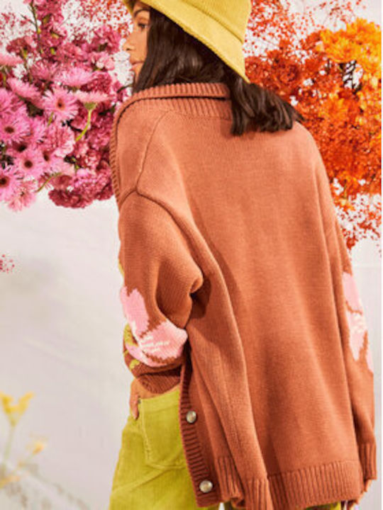 Hand On Heart Women's Cardigan Orange