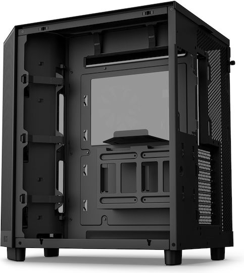 NZXT H6 Flow RGB Gaming Midi Tower Κουτί Υπολογιστή με Πλαϊνό Παράθυρο Μαύρο