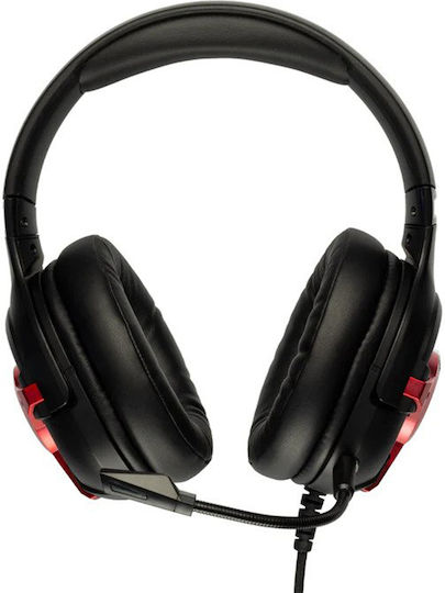 Meters M-LEVEL-UP Căști Gaming Over Ear Cu Conectivitate USB Roșii