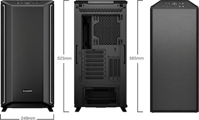 Be Quiet Dark Base 701 Gaming Full Tower Κουτί Υπολογιστή με Πλαϊνό Παράθυρο και RGB Φωτισμό Μαύρο