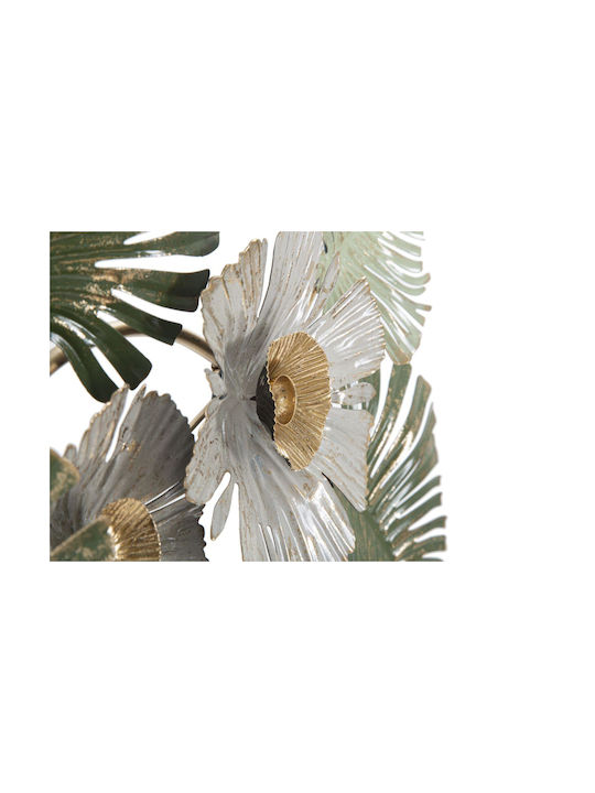 Mauro F Wall Decor Green Made of Metal 91x6x48.5cm