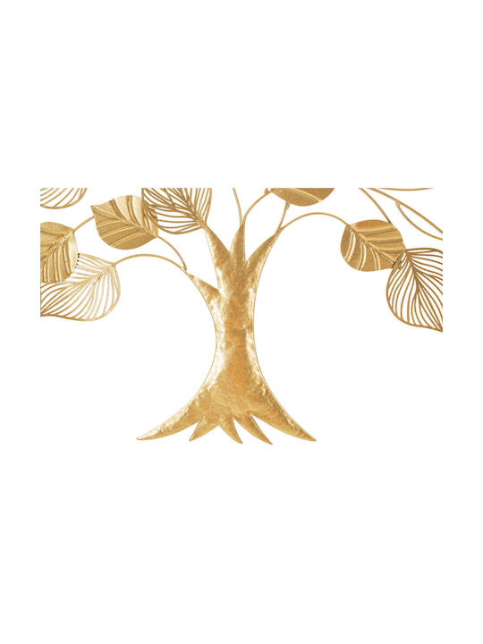 Mauro F Wall Decor Gold Made of Metal 81x2.5x78cm