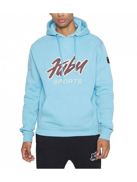 Fubu Herren Sweatshirt mit Kapuze Blau