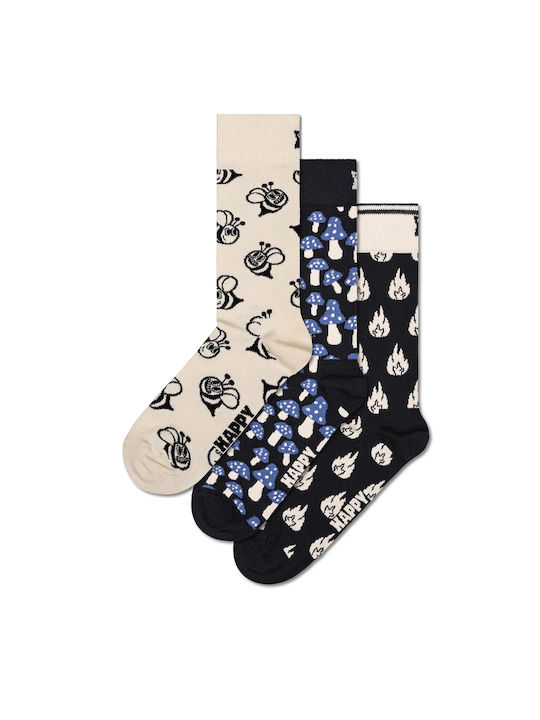 Happy Socks Monochrome Magic Socks Multicolour 3Pack