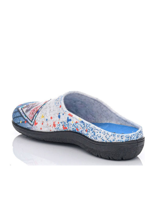 3037 Anatomical Women's Slippers Blue
