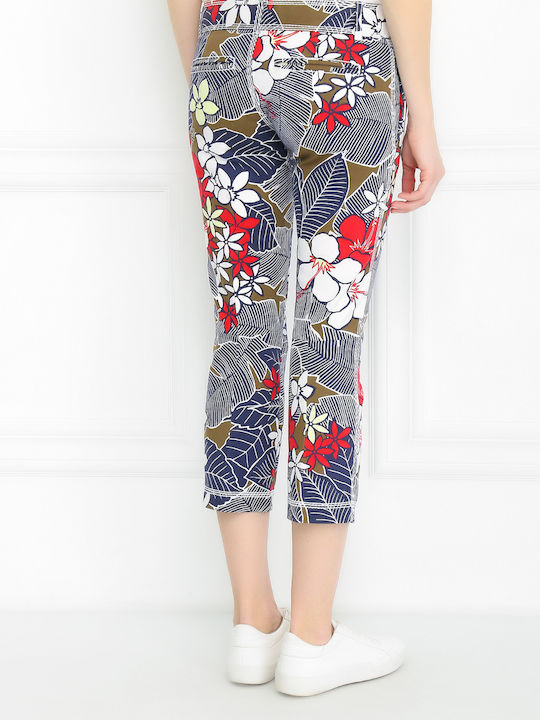Damen Stoff Hose Green