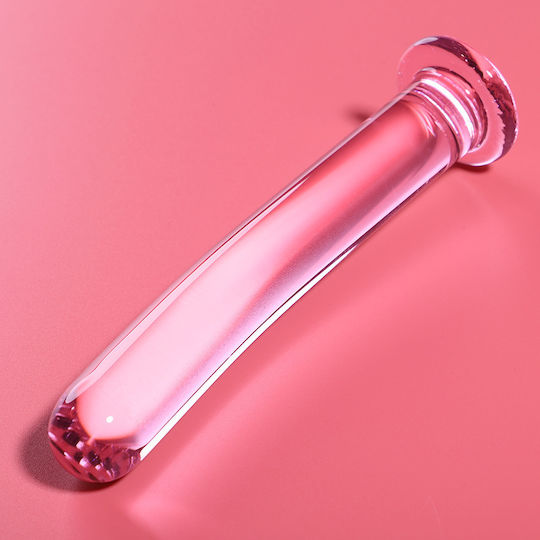 Ibiza Γυάλινο Dildo Ροζ 14.5cm