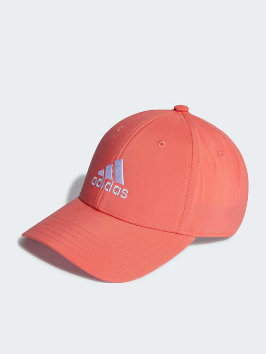 adidas Παιδικό Καπέλο Jockey Υφασμάτινο Embroidered Logo Lightweight Λευκό