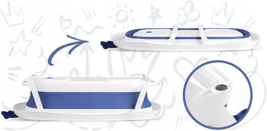 Ricokids Πτυσσόμενη Μπανιέρα Μωρού Μπλε