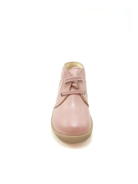 Anatomical Leather Kids Boots Lilac