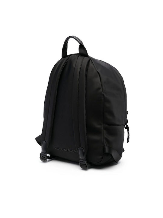 Karl Lagerfeld Men's Fabric Backpack Black