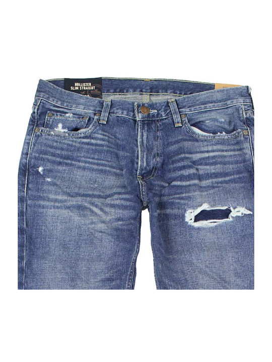 Hollister Herren Jeanshose in Slim Fit Blau