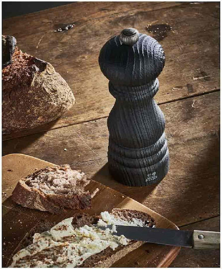 Peugeot Paris Set Manual Râșnițe Condimente din Lemn în Culoare Negru 12cm 1buc