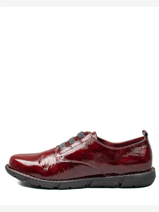 Women's Derby Shoes Burgundy