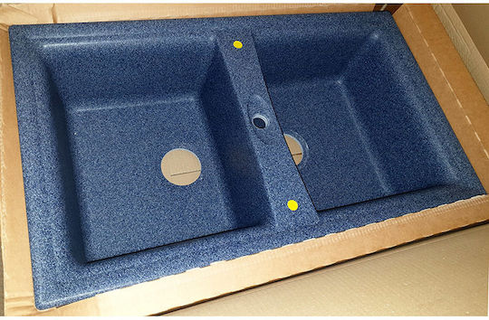 Schock Cristalite GN200 Drop-In Chiuvetă din Granit Sintetic L86xW50cm Gri