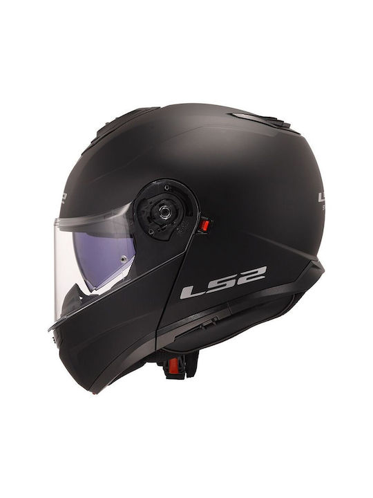 LS2 Strobe Ii Ff908 Flip-Up Helmet ECE 22.06 Matt Black