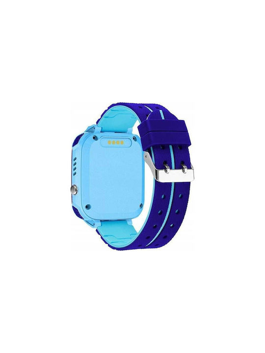 Kids Smartwatch with GPS and Rubber/Plastic Strap Blue