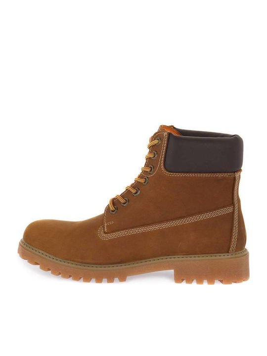 Lumberjack Crazy Horse Μποτάκια Casual Καφέ SM00101034-M1144
