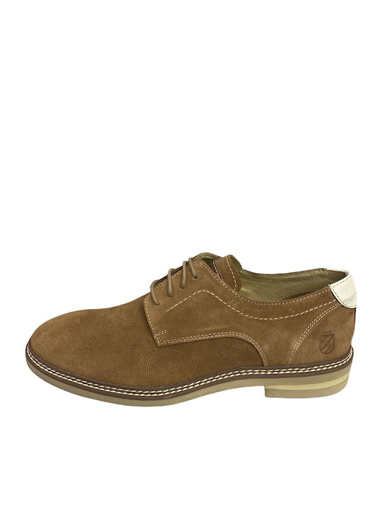 Camel Suede Ανδρικά Casual Παπούτσια Καφέ