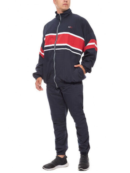 Hummel Herren-Sweatpants-Set navy/red/white