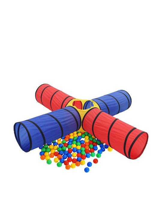 vidaXL vidaXL Play Tent Tunnel Multicolour for 6 Years Old and Above