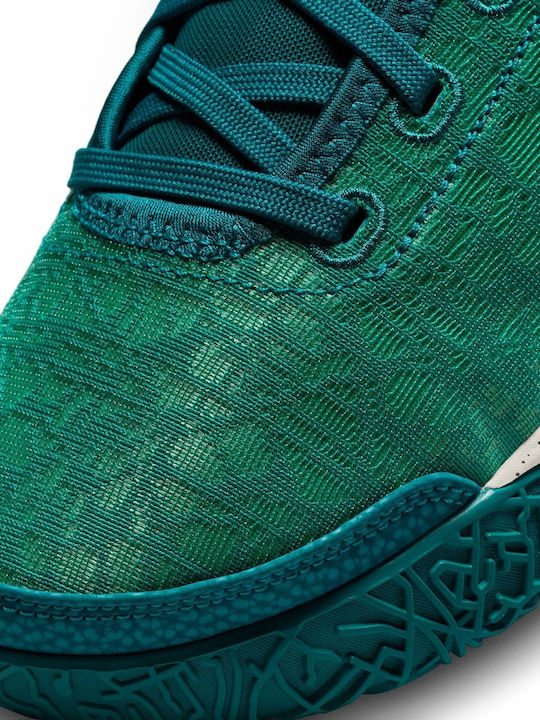 LeBron NXXT Genisus Niedrig Basketballschuhe Geode Teal / Melon Tint / Stadium Green / Campfire Orange