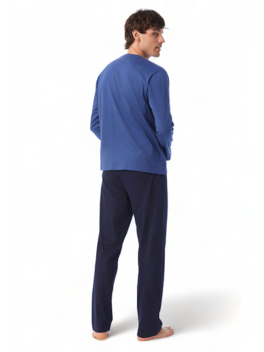 Minerva Men's Winter Cotton Pajamas Set Raff