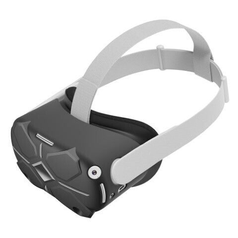 Vortex Virtual Reality 3D glasses cover for the Oculus Quest 2 VR Cover in Black color