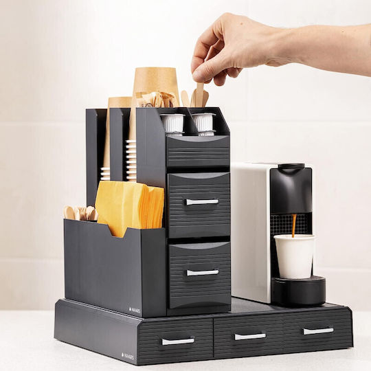 Navaris Sertar de depozitare pentru 48 capsule Nespresso 32.7x32.7x32.7cm 60824.01