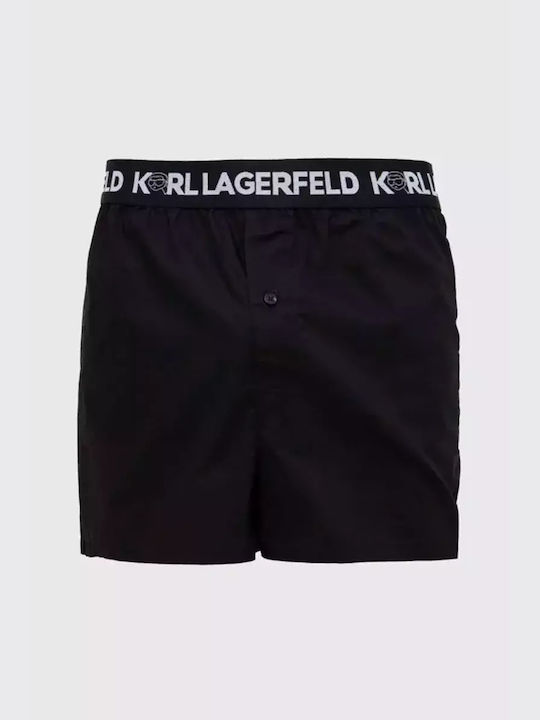 Karl Lagerfeld Men's Boxer White with Patterns